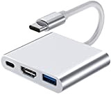 Adaptateur USB C vers HDMI, Adaptateur USB 3.1 Type C vers HDMI Multiport USB C 4K HDMI Digital AV Multiport ...