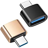 Adaptateur USB C vers USB 3.0 (Paquet de 2), OTG Adaptateur USB-C vers USB-A Compatible avec MacBook, Smartphones USB-C et ...