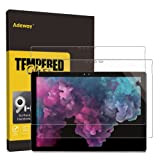 Adeway [Paquet de 2] Protecteur d'écran en verre trempé pour Surface Pro 6 Étui UAG/Surface Pro (5e génération) / Surface ...