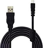 Adhiper Câble de remplacement UC E6 Câble de données USB UC E16 UC-E17 compatible avec appareil photo numérique Nikon DSLR ...