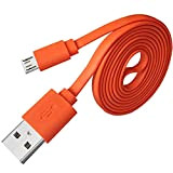 Adhiper Micro USB Câble de rechange pour rapide Câble plat Câble d'alimentation Compatible avec UE Boom 22AWG Android et JBL ...