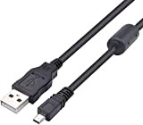 Adhiper UC E6 de Cybershot cable USB de Remplacement de données de synchronisation 8 Broches Compatible pour Nikon D5300 D3200 ...