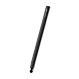 Adonit ADMB Mark Stylet capacitif pour Apple iPhone/iPad/Tablet (Aluminium, pointe en caoutchouc souple, clip) et poignée Noir