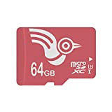 ADROITLARK 64Go Carte Micro SD Classe 10 U3 Carte microSD Carte Mémoire pour Vidéo 4K/Téléphones/Ordinateur Portable/Tablette (U3 64Go)