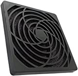 AERZETIX – C15121 - Grills de protection de ventilateur avec filtre poussière - 120x120mm - 45ppi - couleur Noir - ...