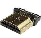 AERZETIX - C43793 - Lot de 2 - Connecteur HDMI 19 Pins Broches - Fiche Mâle de Type A - ...