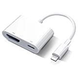 affaires-plus - Cable Adaptateur Lightning HDMI pour iPhone iPad vers TV HDTV Moniteur Projecteur 1080P, Plug et Play , Ecran ...