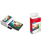 AGFA PHOTO Realipix Moments – Imprimante Photo Bluetooth (Photo Format Carte Postale 10x15 cm, Sublimation Thermique 4Pass) Blanc & Noir ...