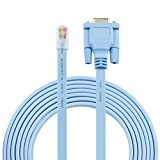 AGS Retail Ltd. Câble de Console de Remplacement DB9 à RJ45 Compatible pour Les routeurs/commutateurs Cisco - 1,8 m, 9 ...