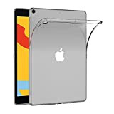 AICEK Coque Compatible Apple iPad 7 Transparente Silicone Coque pour iPad 10,2 Pouces, Modèle 2019 7 Génération Housse Silicone Etui ...