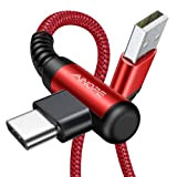 AINOPE Câble USB C 3,1A Charge Rapide [2m+2m / Lot de 2] Câble Type C à Angle Droit, Câble USB ...