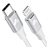 Aioneus Câble USB C vers Lightning 2M [Certifié MFi] Câble USB C iPhone Chargeur Rapide Power Delivery Fil Lightning USB ...