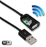 AirDrive Forensic Keylogger Cable Pro - keylogger matériel intégré dans Un câble d'extension USB avec Wi-FI et mémoire de 16Mo
