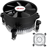 Akasa AK-CC7108EP01 Dissipateur thermique et ventilateur PWM à faible bruit pour prise 775/1155/1156/CPU jusqu'à 77 W