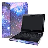 Alapmk Spécialement Conçu Protection Housses pour 12" Acer Chromebook Spin 512 R851TN Portable(Pas Compatible Autre Acer Chromebook),Galaxy