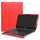 Alapmk Spécialement Conçu Protection Housses pour 13.3" ASUS Zenbook Flip S UX370UA Ordinateur Portable,Rouge