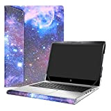 Alapmk Spécialement Conçu Protection Housses pour 14" HP EliteBook 840 G5 / HP ZBook 14u G5 Portable,Galaxy