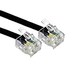 Alida Systems ® Câble ADSL 10m - Supérieure Qualité/Broches de Contact Plaqué Or/Internet Haute Vitesse à Large Bande/Routeur ou Modem ...