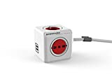 Allocacoc PowerCube Extended USB IT ; Rouge
