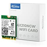 ALLONWAY AX210NGW Carte WiFi, Module sans fil Wi-Fi 6E 802.11ac/ax extensible à 6GHz MU-MIMO Adaptateur Réseau Interne Tri-bande avec BT ...