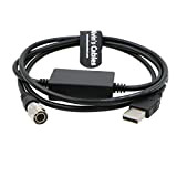 Alvin's Cables 6 Broches Hirose Mâle à USB Câble Total Station pour Sokkia Topcon pour Windows7 et Windows8