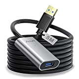Alxum Actif Câble Rallonge USB 3.0 5M Mâle A vers Femelle A 5Gbps Compatible pour Oculus Rift, PS VR, Lecteur ...