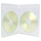 Amaray Vortex Eco-Lite Lot de 5 boîtiers Blu-ray pour 2 disques Transparent