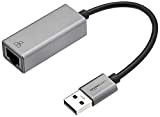 Amazon Basics Adaptateur aluminium USB 3.0 vers Gigabit Ethernet