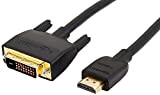 Amazon Basics Câble Adaptateur 2.0 HDMI vers DVI 0,9 m (Pas pour la Connexion aux Ports SCART ou VGA)