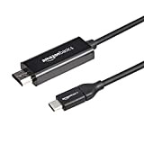 Amazon Basics Câble adaptateur USB-C vers HDMI (compatible Thunderbolt 3) 4K@30 Hz - 90 cm