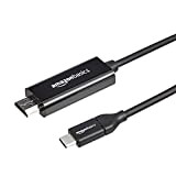Amazon Basics Câble adaptateur USB-C vers HDMI (compatible Thunderbolt 3) 4K@30 Hz - 180 cm
