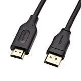Amazon Basics Câble DisplayPort vers HDMI avec connecteurs plaqués or - 1,8 m