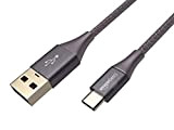 Amazon Basics Câble en nylon à double tressage USB de type C vers port de type A 3.1, 1e génération, ...