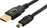 Amazon Basics Câble USB 2.0 mâle A vers mâle mini B 1,8 m