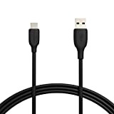 Amazon Basics Câble USB-C 2.0 vers USB-A (certifié USB-IF) - 1,83 mètres, Noir (Lot de 2)