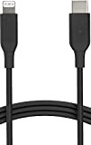 Amazon Basics Câble USB-C vers Lightning, chargeur certifié MFi pour iPhone 13/12/11/X/XS/XR/8 - noir, 0,9 m