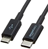 Amazon Basics Câble USB-C vers Micro B 2.0, 0,9 m - Noir