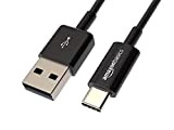 Amazon Basics Câble USB Type-C vers USB-A 2.0 mâle - Couleur Noir, 0.9 m