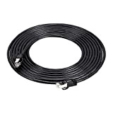 Amazon Basics Cat 7 Câble Internet Haute Vitesse Gigabit Ethernet Patch, Noir, 1-Pack, 4.5 m