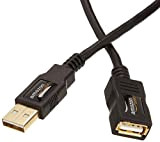 Amazon Basics Lot de 2 Rallonges Câbles USB 2.0 mâle A vers femelle A 1 m