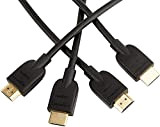 Amazon Basics Lot de 3 câbles HDMI 2.0 haut débit Compatible Ethernet / 3D / retour audio [Nouvelles normes] 0,9 m