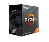 AMD Processeur pour PC de bureau Ryzen 3 4100 (4 cœurs/8 threads, mémoire cache de 6 Mo, jusqu'à 4,0 GHz ...