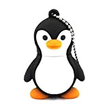 Aneew Clé USB en forme de pingouin style dessin animé 32 Go 32 Go pingouin