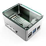 anidees AI-PI4-SG-PRO-H Coque en Aluminium pour Raspberry Pi 4 Modèle B Argenté…