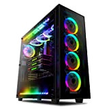 anidees Boîtier PC AI Crystal XL AR3 Verre Trempé Grande Tour ATX, 5 Ventilateurs RGB PWM / 2 Bandes de ...