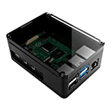 anidees Pi Case Boîtier en Aluminium avec Couvercle pour Raspberry Pi 4 modèle B - Noir (AI-PI4-BB)