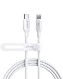 Anker Câble iPhone USB C vers Lightning, Anker 541 Câble Certifié MFi 1.8 m, Câble de Charge Rapide Biosourcé pour iPhone ...
