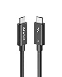 Anker Câble Thunderbolt 3 USB-C vers USB-C (50 cm) Compatible MacBook Pro, MacBook 2016, Google Pixel, Nexus 6P, Huawei Matebook ...