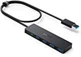 Anker Data Hub 4 Ports USB 3.0 Ultra Fin avec câble étendu de 60 cm - Hub USB 3.0 pour ...