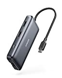 Anker PowerExpand Adaptateur USB C 8 en 1 avec Double HDMI 4K, Puissance 100 W, Ethernet 1 Gbit/s, 2 Ports ...